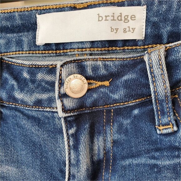 Buckle BRIDGE BY GLY Low Rise Ankle Skinny Stretch Jeans 26 Distressed - Picture 8 of 16